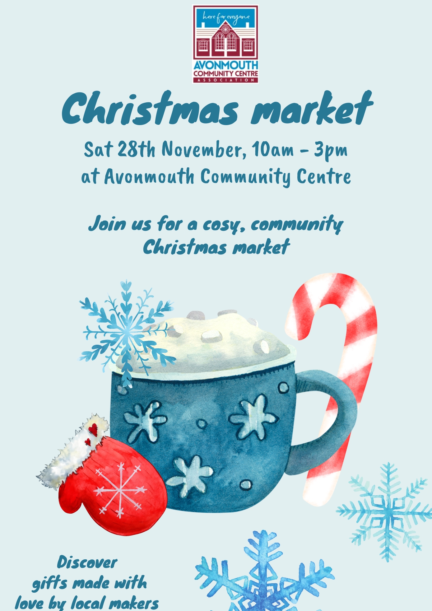 Christmas market poster